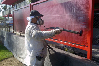 Electrostatic Painting Exterior Screen